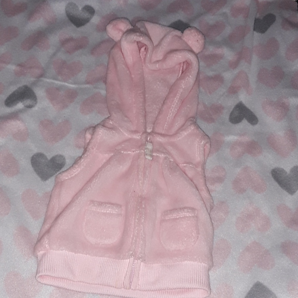 Carters fuzzy hooded vest
